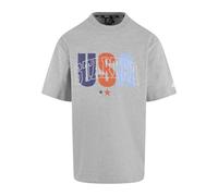 Starter Black Label St431-starter USA Oversized tee Camiseta, Gris, M Hombres
