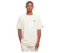 STARTER BLACK LABEL Starter Essential-Té de Gran tamaño Camiseta, Palewhite, S para Hombre