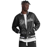 Starter Black Label Starter Satin College Jacket Chaqueta, Negro, L Hombres