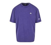 Starter - Camiseta para Hombre Starter Essential Oversize Acid tee Casual Camiseta para Hombre, Corte Oversized Fit, Morado, S