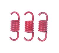 Starter Clutch Juego de 3 resortes de embrague de carreras, 1000N, 1500N y 2000N, para motor de GY6-125 y 150 scooters y ciclomotores. Kit de embrague de arranque unidireccional(Red)