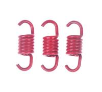 Starter Clutch Juego de 3 resortes de embrague de carreras para motor de GY6-125, 150 y ciclomotor (1000N, 1500N y 2000N) Kit de embrague de arranque unidireccional(Red)