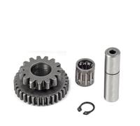 Starter Clutch KIT DE RECONSTRUCCIÓN DE EJE DE COJINETE DE ENGRANAJE LOCO DE ARRANQUE 15T/34T Apto para Big Bear 400 YFM400 1999-2012 Wolverine 350 1995-2005 Kit de embrague de arranque unidireccional