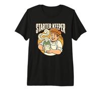 Starter Keeper Artisan Lover Obsessio - Pan de Masa Madre para Hornear Camiseta Premium