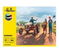 Starter Kit Farmersmaquette Figura Farmers HELLER 58752 1:24 Maq
