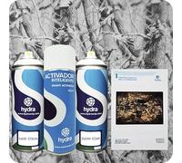 STARTER Kit Hidroimpresion: 1 Activador 400 ml + 1 barniz y color de fondo adecuados de 400 ml + 1 Manual + 1 Lámina hidroimpresión camuflaje. Ancho: 50cm. Largo: 100cm (HCA-151)