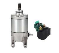 Starter Motor/Arranque Conjunto Relé Motor Arranque Motocicleta Compatible con NX250 1988-1993 AX-1 1989-1994, Conjunto Motor Arranque OEM: 31200-KW3-018 Arrancador
