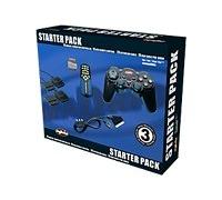 Starter Pack PlayStation (1 mando distancia vibración + 1 + 2 cables + Cable RGB Pro Audio)