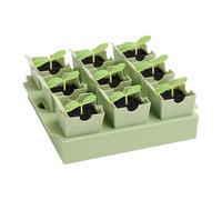 Starter Trays - 8.46 Inches Seed Germination Tray for Propagation, Transplanting with Drainage Function, Gardening Planter for Greenhouse, Abs Material, Vegetable Patch Use, Flower Bed Prep