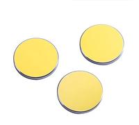 Startnow 3 unids/lote K9 espejo láser diámetro 20 3mm vidrio con revestimiento dorado lente reflectante para 40w láser grabador espejos CO2 talla máquina (3 piezas, D20mm)