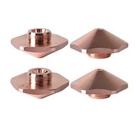 Startnow Bo-32-D Bo-32-D - Boquillas de corte láser de 32 mm de diámetro, doble capa, calibre 1.0, 3.0 mm, boquilla de cobre hexagonal láser (Bo-32-D 10 unidades, 1.5)