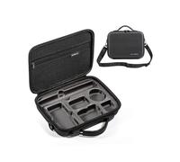 STARTRC 1126174 Carrying Case for DJI Action 4 , PU Travel Portable Storage Bag with Shoulder Strap