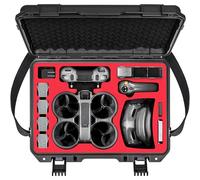 STARTRC Avata 2 - Funda rígida de transporte impermeable para DJI Avata 2 Fly More Combo con gafas DJI 3/RC Motion 3/FPV mando a distancia 3, hub de carga de batería, accesorios para drones FPV