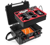 STARTRC Funda de doble capa Avata 2, funda rígida de transporte impermeable para DJI Avata 2 Fly More Combo con gafas DJI 3/RC Motion 3/FPV mando a distancia 3, hub de carga de batería, accesorios