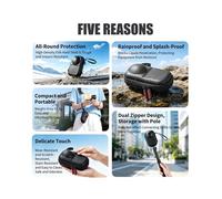 STARTRC Funda de Transporte para X6, Bolsa de Almacenamiento de Carcasa Dura, Cubierta Protectora de Viaje con Mosquetón, Pouch Protector