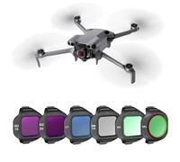 STARTRC Juego de filtros para DJI Mini 5 Pro, 6 unidades de filtros de difusión negra, filtro de mist de difusión negra, LPR, UV/ND16/64/CPL Mini 5 Pro, filtro de objetivo de drones óptico, vidrio HD