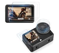 STARTRC PHOTO Protector de pantalla para DJI Osmo Action 6 accesorios, 3 unidades película protectora para DJI Osmo Action 6, dureza 9H, cristal protector de pantalla ultra transparente