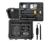 STARTRC VCR Funda de transporte para GoPro Hero 13/12/11/10/9/8 Media Mod/Creator Edition, accesorios de doble capa, impermeable, funda de almacenamiento de viaje, actualización sin olor