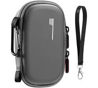 STARTRC VCR Funda de transporte para Insta360 X5, funda de almacenamiento pequeña rígida para accesorios Insta 360 X5, organizador portátil de bolsa de viaje con correa de muñeca y mosquetón