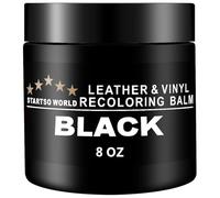 STARTSO WORLD Kit de Reparación de Cuero 200Ml Negro - para Muebles, Sofás y Asientos de Coche | Tinte y Pintura para Restaurar y Reparar Cuero Descolorido y Rayado