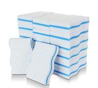 STARVAST - Esponjas mágicas, 24 piezas de esponja de melamina de limpieza muy gruesa, goma mágica para baño, piscina, cocina, piso, pared (sin productos químicos) - Blanco