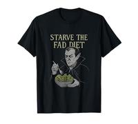Starve The Fad Diet Gothic Punk Vampiro Gráfico Camiseta