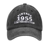 Starvortex Gorras de Hombre, 1955 Regalos Hombre 70 años, Vintage Gorra Beisbol Hombres, Clásico Sombrero Masculino,Regalo Cumpleaños Hombres Un Regalos Genial e Inusual para Papá y Abuelo