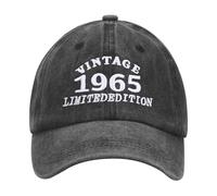 Starvortex Gorras de Hombre, 1965 Regalos Hombres 60 años, Vintage Gorra Beisbol Hombres, Clásico Sombrero Masculino,Regalos Cumpleaños Hombre Un Regalos Genial e Inusual para Papá y Abuelo