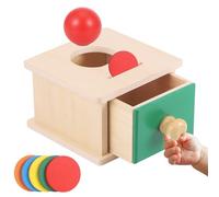 Starvortex Juguetes Montessori, Caja de Permanencia Montessori para Niños y Niñas, Caja de Monedas de Madera Juegos Educativos, Juguetes Madera Regalos para Niños y Niñas
