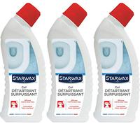 Starwax 5544 detartrant WC surpuissant Gel - - Juego de 3