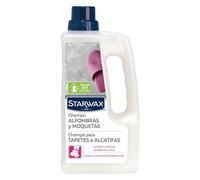 STARWAX - Champú Alfombras y Moquetas -Limpia en profundidad moquetas y alfombras de fibras naturales y sintéticas - Fabricado en Francia - 1L - 30 a 40m²
