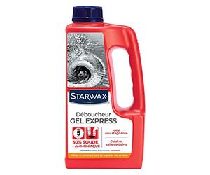 STARWAX Desatascador Express para tuberías - 1 L - Ideal para desatascar tuberías totalmente obstruidas