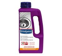 STARWAX - Desatascador Gel Superpotente - Ideal para agua estancada - Actúa en 30 minutos - Fórmula gelificada concentrada con 30% de sosa cáustica - 1L (= 2 Desatascos)