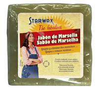 STARWAX FABULOUS - Jabón de Marsella con Aceite de Oliva - Elimina las manchas, limpia y desengrasa - Apto para todas las superficies y para la ropa - 100% natural - 4x300g