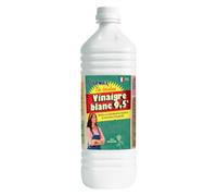 STARWAX FABULOUS Vinagre blanco 9,5° sin perfume, 1L | Descalcificador desengrasante, grifería de baldosas barbacoa y muebles de jardín, ingrediente natural