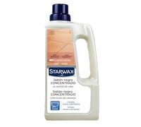 STARWAX - Jabón Negro Concentrado al Aceite de Lino para para suelos de interior - Limpia, nutre y protege - 99% Ingredientes de Origen Natural - Fabricado en Francia - 1 L - 50m²