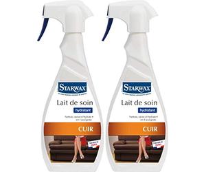 STARWAX - Leche de cuidado para piel, 2 x 500 ml, ideal para limpiar, alimentar y preservar regularmente la piel