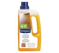 STARWAX - Limpiador Abrillantador Parquet - Limpia y reaviva el brillo - No resbala - Sin aclarado - Fabricado en Francia - 1L - hasta 750m²