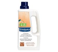 STARWAX - Limpiador Abrillantador Parquet y Suelos Laminados - Limpia y Reaviva el brillo - No resbala - Sin aclarado - 3x 1L- hasta 36 usos para 60m²