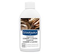 STARWAX - Limpiador Especial Cobre, Bronce y Latón -Limpia, elimina las manchas y abrillanta -Efecto larga duración - Retrasa la oxidación - Sin amoníaco - Perfume agradable-250ml