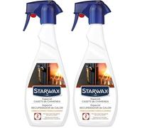 STARWAX - Limpiador Express Especial Casets de Chimenea - Limpia y disuelve las manchas negras de humo y hollín - Acción rápida - Sin sosa cáustica - 500ml (Paquete de 2)