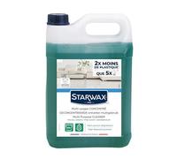 STARWAX - Limpiador fresco de pino de las Landas - Limpia y desengrasa suelos y superficies lavables - A base de aceites esenciales de pino - Sin aclarado* - Fabricado en Francia - 5L - 200m²