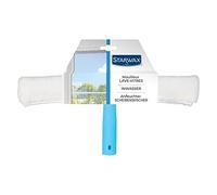 STARWAX - Limpiador para Ventanas con Funda de Microfibra - Desincrusta Las Manchas - Despega Las Manchas - Gran Ancho - Diseño francés - 100% poliéster - 37 x 6,9 cm