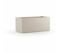 Starwax Maceta Blanco Rectangular 80 cm
