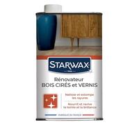 STARWAX - Renovador de madera encerada y barniz para muebles interiores - Limpia arañazos y manchas - Reda brillo y brillo - Nutre y reaviva el tono original - Fabricado en Francia - 500 ml