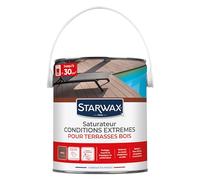 STARWAX - Saturador de alta protección para terrazas de madera (2,5 L, teca