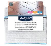 STARWAX - Serpillera en relieve para todo tipo de suelos interiores, juego de 3 - especial renovación, muy absorbente y resistente, sin pelusa, diseño francés, gran tamaño (50 x 100 cm)