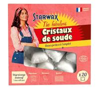 STARWAX THE FABULOUS - Dosis de cristales de soda Listo para usar - 1 dosis = 1 lavado - Desengrasar, frotar y lavar paredes - Ultra eficiente - Origen natural - ECOCERT - x20 dosis