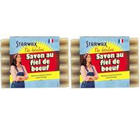 STARWAX THE FABULOUS - Jabón de Hiel de Buey - Elimina las manchas rebeldes antes del lavado - Formato sólido - Biodegradable al 99% - Sin colorantes - Fácil de usar - 100g (Paquete de 2)
