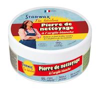 STARWAX THE FABULOUS - Pietra bianca multiuso - All'argilla bianca - Pulisce, fa brillare - Tutte le superfici - 99% di origine naturale - 300 gr